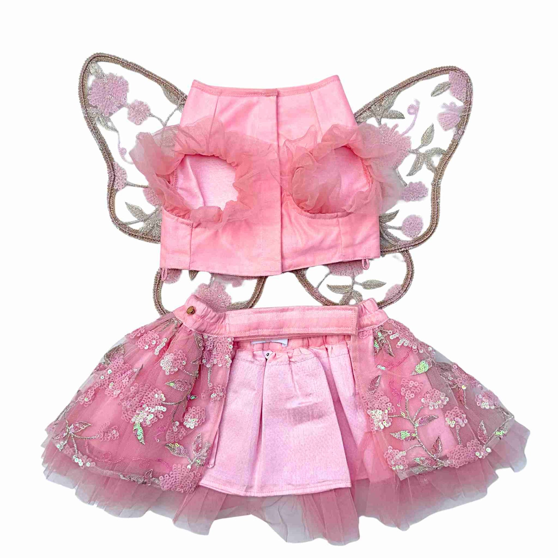 PINK TIFFANY FLUTTER SET FOR DOGS AND CATS