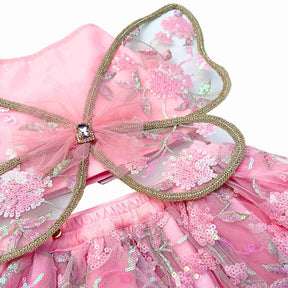 PINK TIFFANY FLUTTER SET FOR DOGS AND CATS