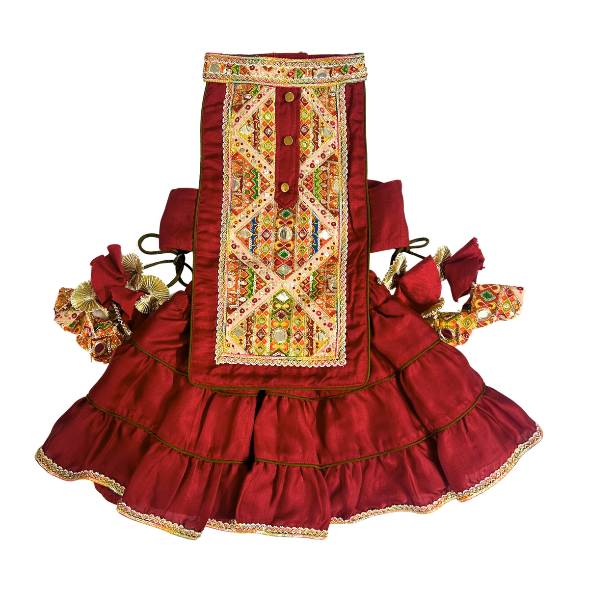 KESARIA LEHENGA FOR DOGS AND CATS