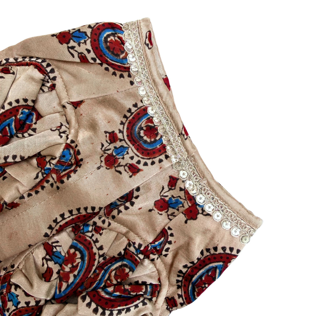 BEIGE PAISLEY BUTI LEHENGA FOR DOGS AND CATS