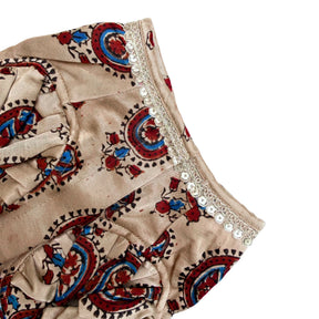 BEIGE PAISLEY BUTI LEHENGA FOR DOGS AND CATS