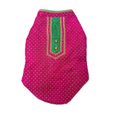 PINK BARFI KURTA FOR DOGS AND CATS