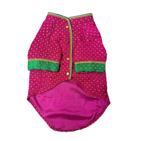 PINK BARFI KURTA FOR DOGS AND CATS
