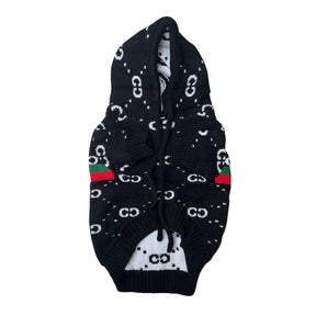 BLACK PAW-CCI DOG HOODIE