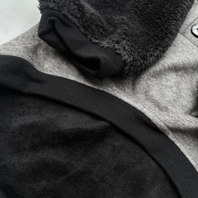 BLACK FLEECE PULLOVER FOR DOGS AND CATS
