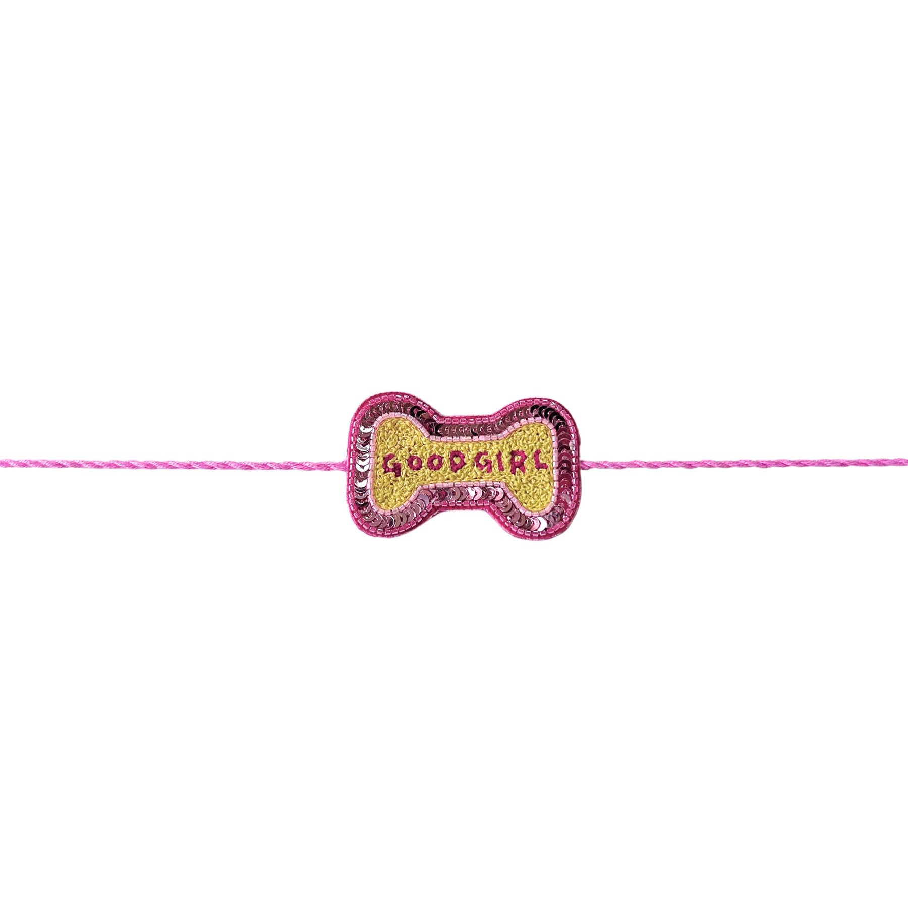 GOOD GIRL PINK BONE RAKHI FOR DOGS AND CATS