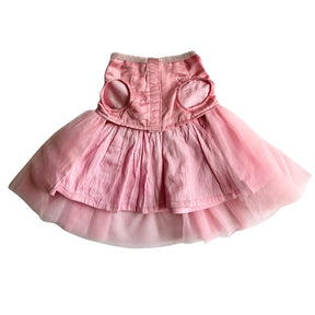 PINK PRETTY PEARL TUTU DOG DRESS