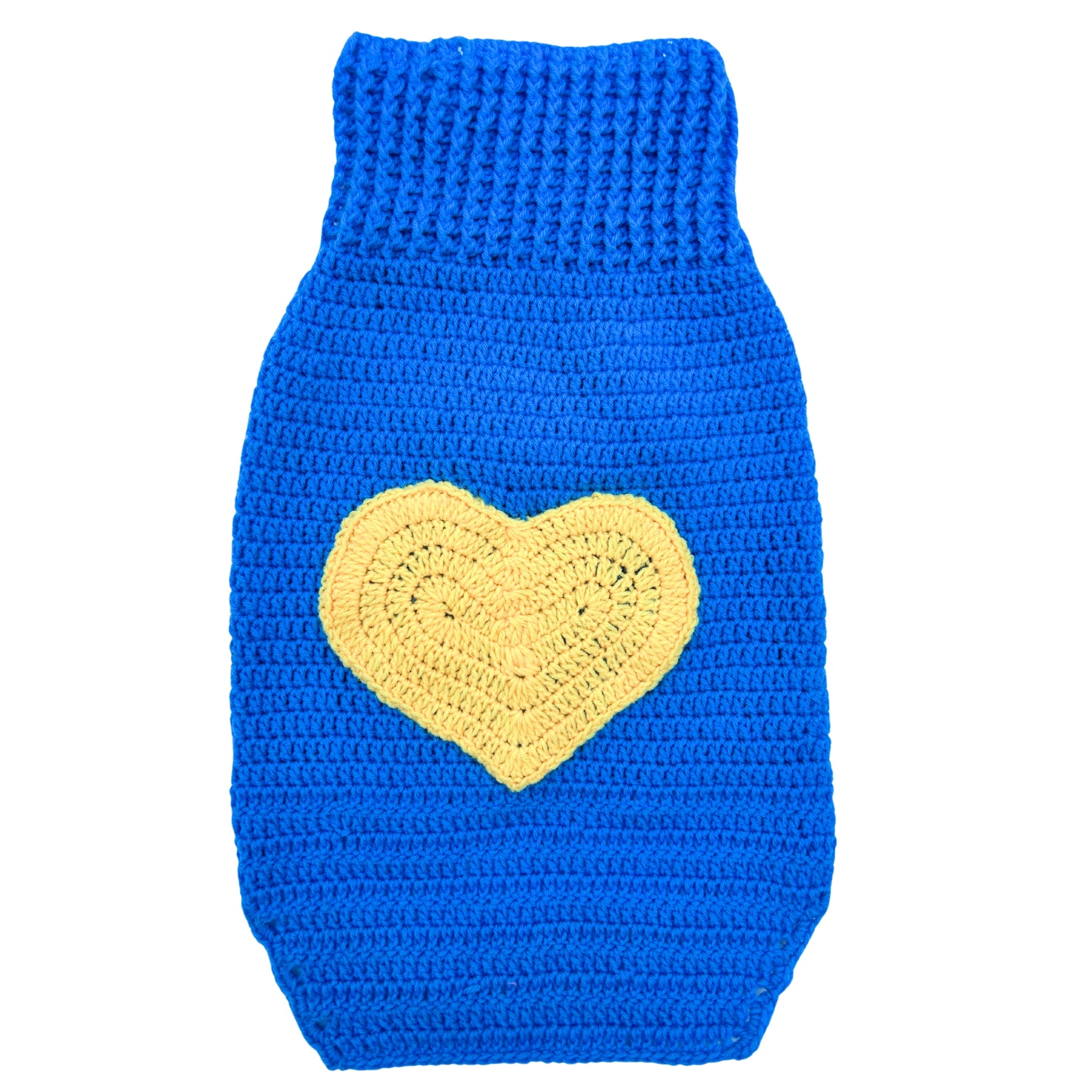 CROCHET HEART VALENTINE DOG SWEATER