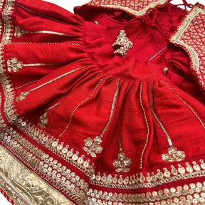 SURKH LAAL SHAHI LEHENGA FOR DOGS AND CATS