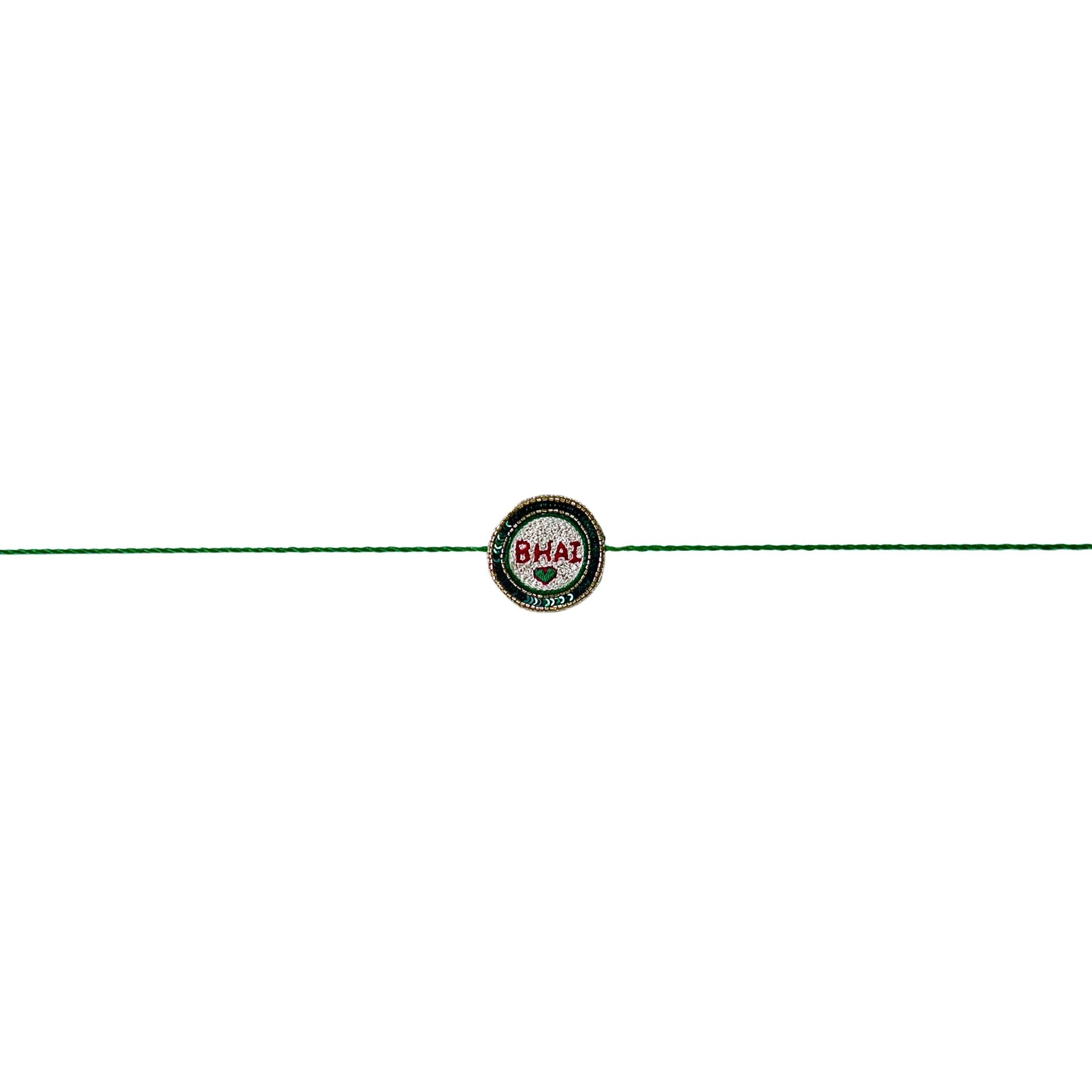 GREEN BHAI RAKHI FOR DOGS AND CATS