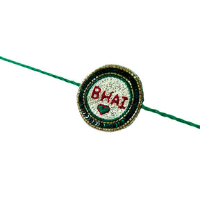 GREEN BHAI RAKHI FOR DOGS AND CATS