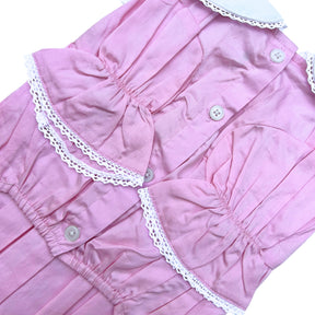 DAINTY DAISY FLOWER EMBROIDERED DRESS FOR DOGS AND CATS