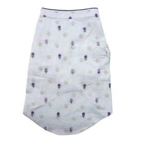 LILAC LACE FLORAL EMBROIDERED KURTA FOR DOGS AND CATS