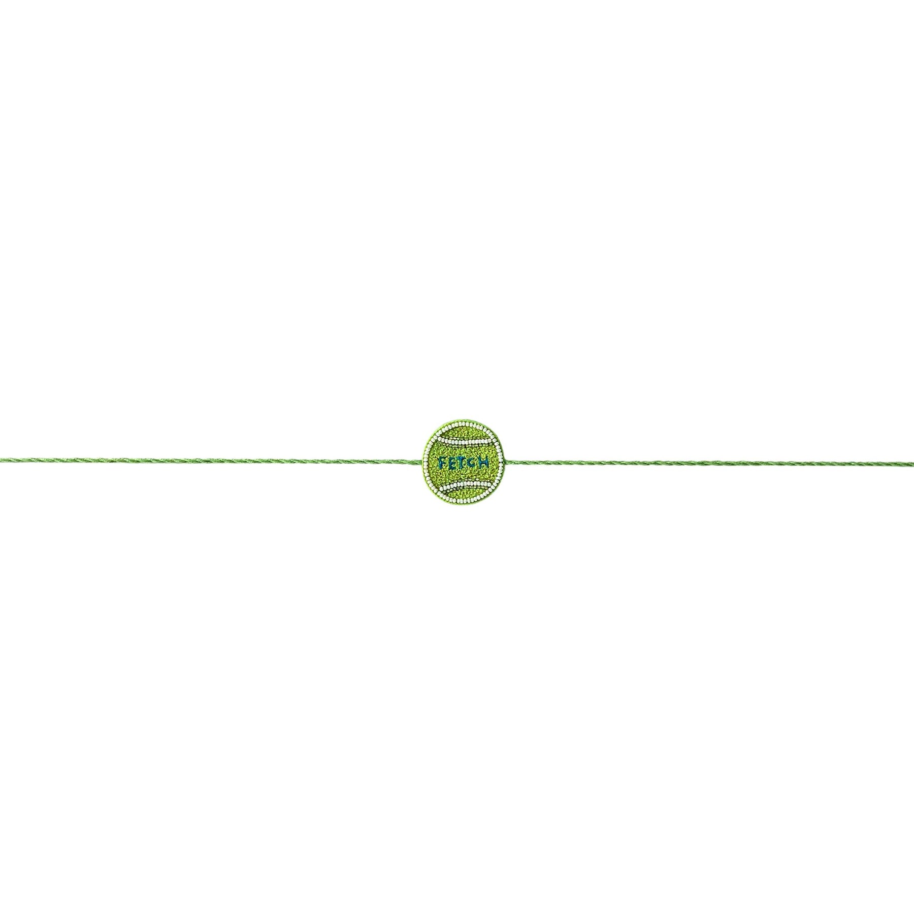 GREEN FETCH BALL RAKHI FOR DOGS AND CATS