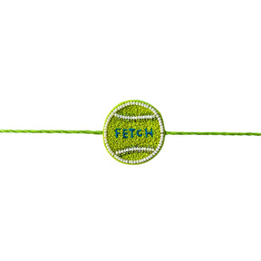 GREEN FETCH BALL RAKHI FOR DOGS AND CATS