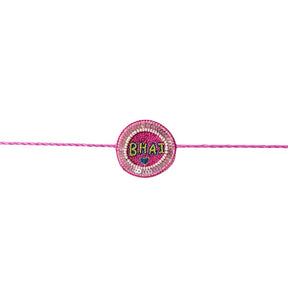 PINK DIAMOND DOG KURTA + PINK BHAI RAKHI FOR DOGS AND CATS