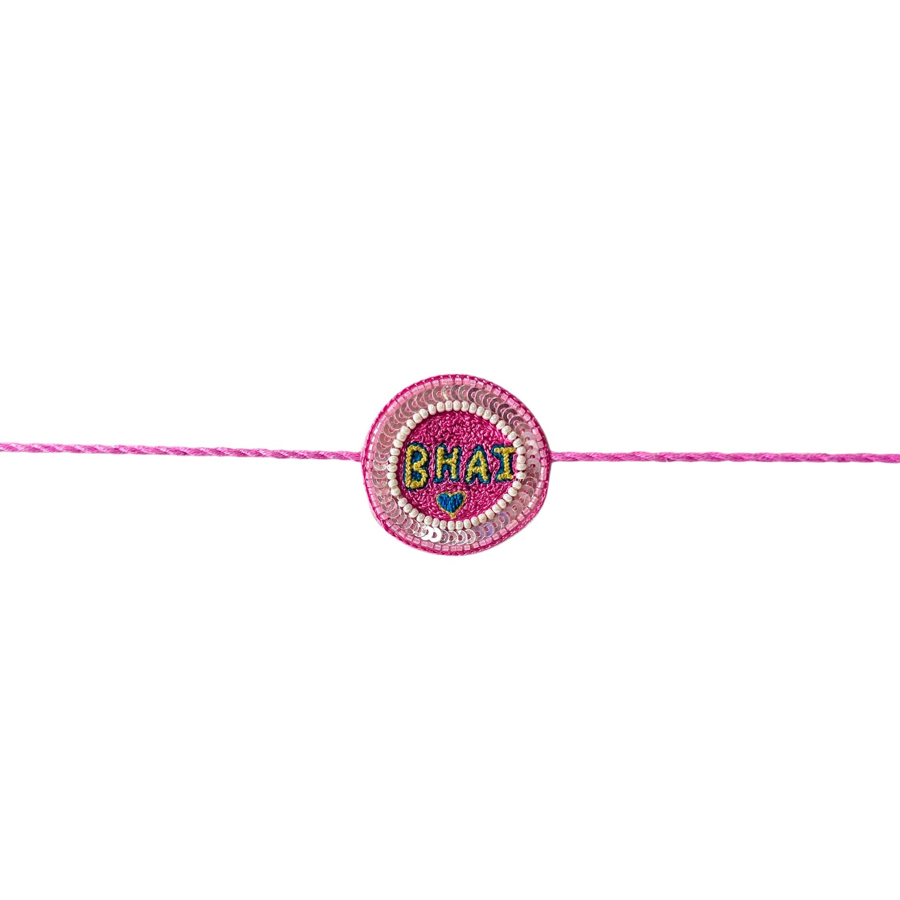 PINK BHAI RAKHI FOR DOGS AND CATS