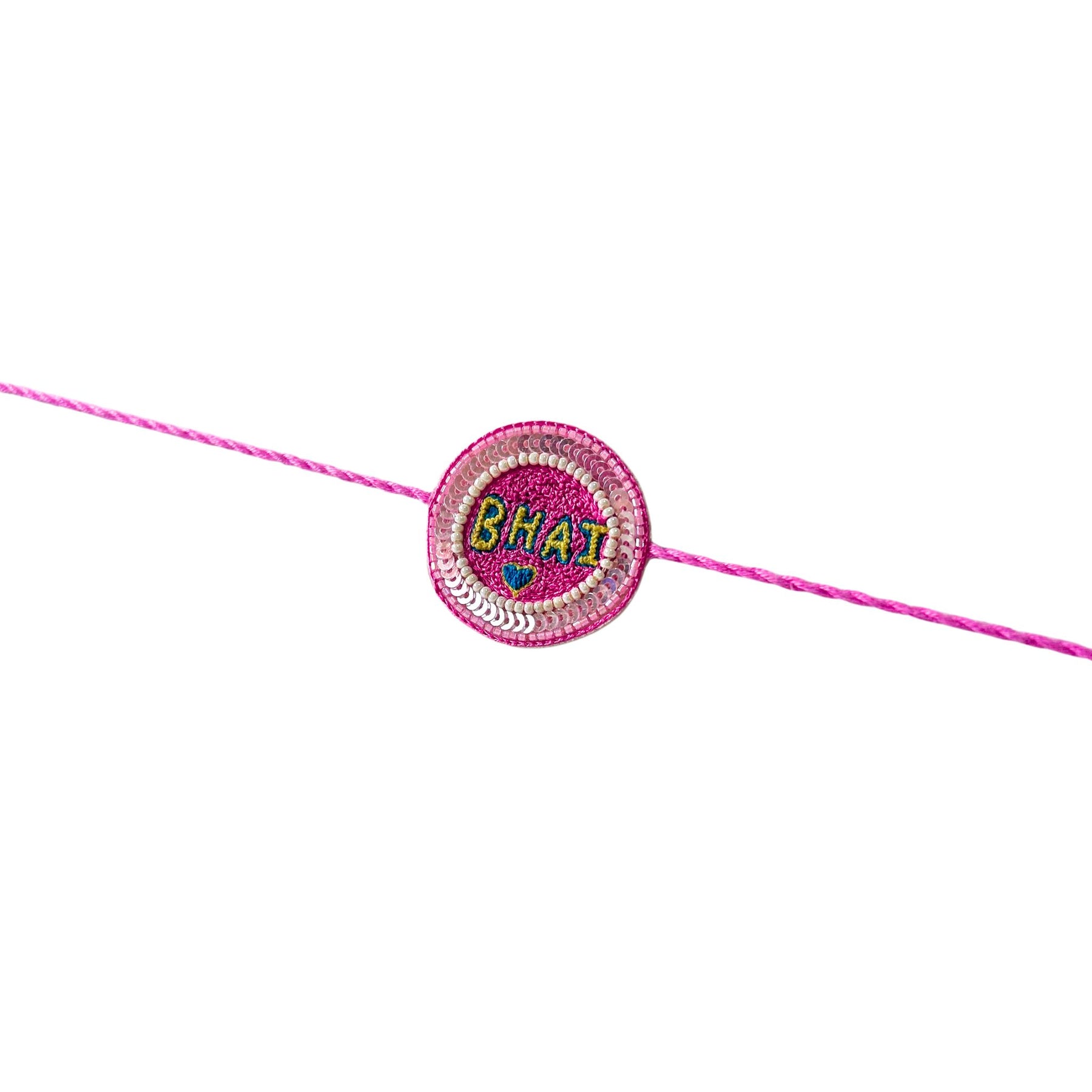 PINK BHAI RAKHI FOR DOGS AND CATS