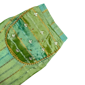 GREEN ZARI TISSUE HAND EMBROIDERED SHERWANI FOR DOGS AND CATS