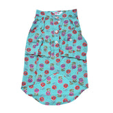 ICE BLUE GULAB COTTON KURTA FOR DOGS AND CATS