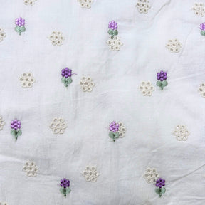LILAC LACE FLORAL EMBROIDERED KURTA FOR DOGS AND CATS