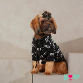 BLACK PAW-CCI DOG HOODIE