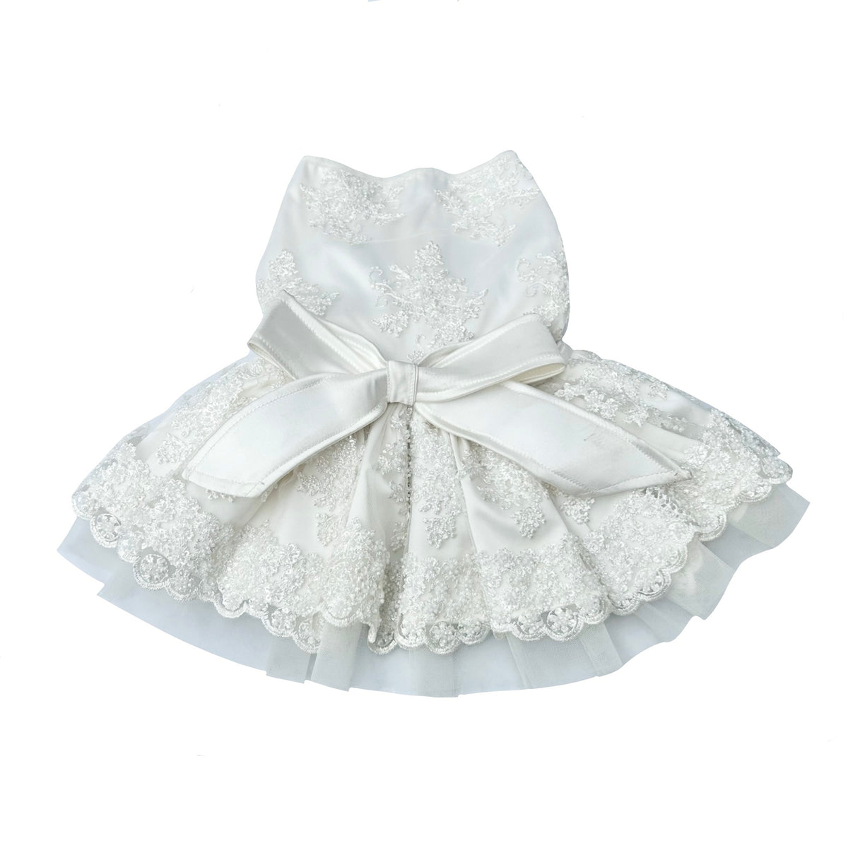 OFF-WHITE BRIDESMAID TUTU DOG DRESS