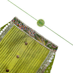 MEHENDI GREEN BANDHANI SHERWANI + FETCH BALL RAKHI FOR DOGS AND CATS