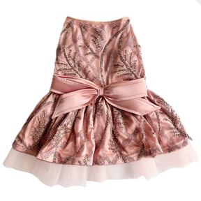 PINK SPARKLE PRINCESS DOG DRESS