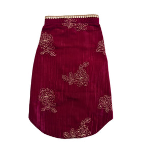 ROYAL ROSE VELVET SHERWANI FOR DOGS AND CATS