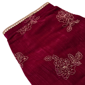 ROYAL ROSE VELVET SHERWANI FOR DOGS AND CATS