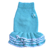 FROSTED CROCHET DOG DRESS