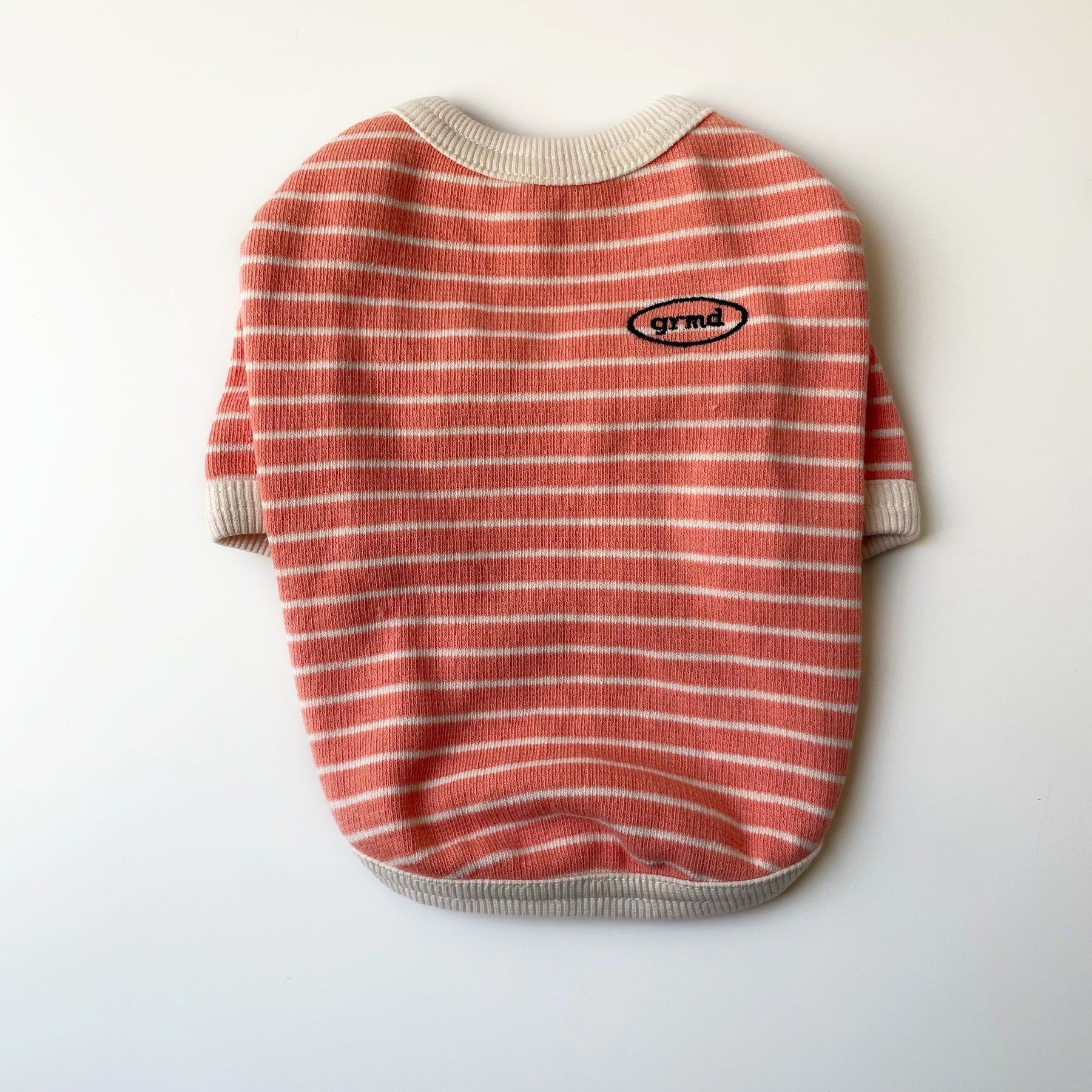 STRIPE BEIGE CONTRAST TEE