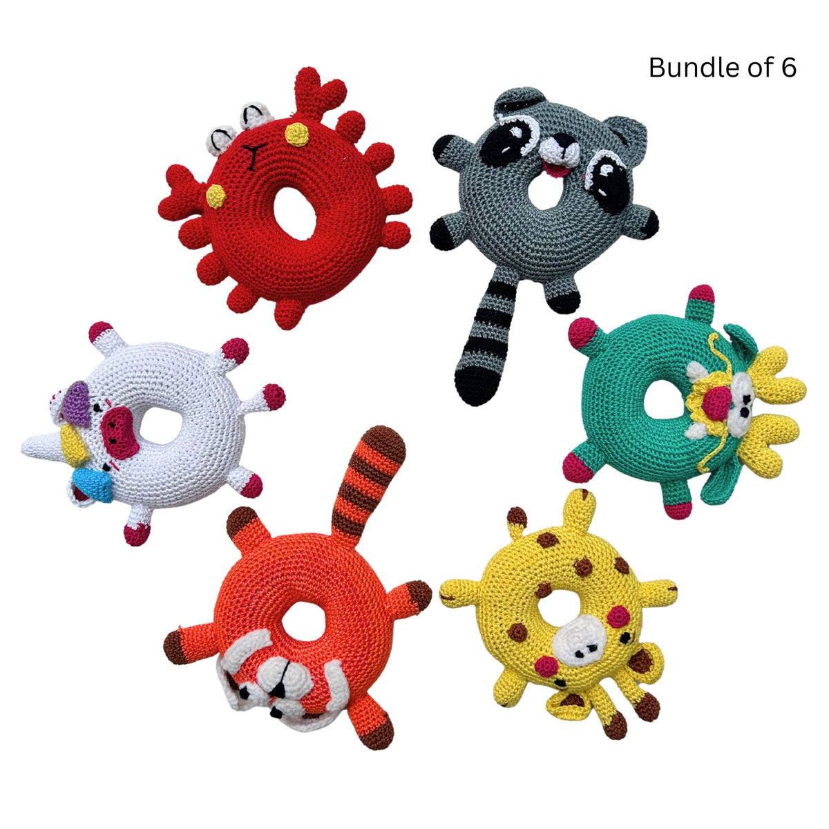 CROCHET ANIMAL TOY FOR DOGS AND CATS
