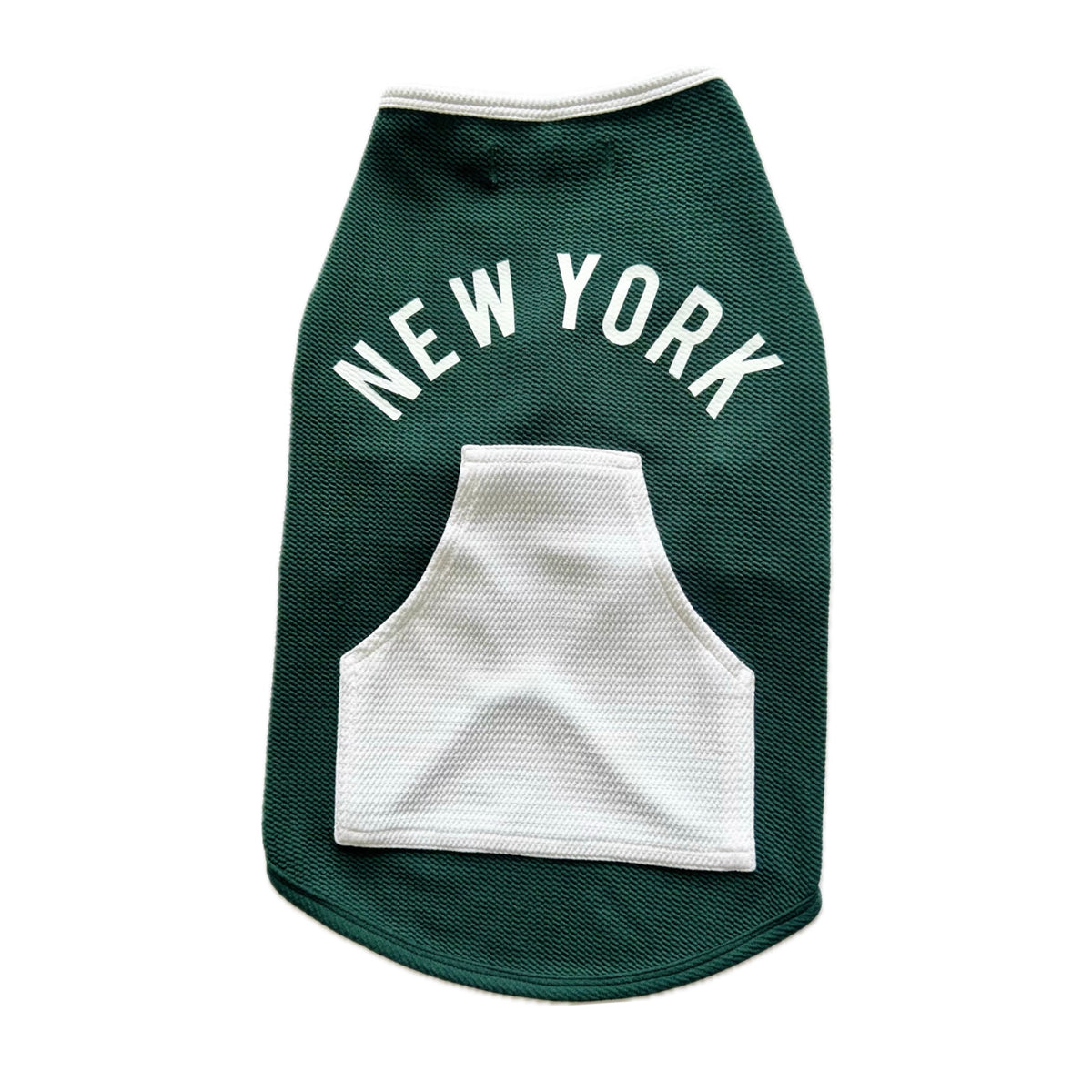 GREEN NEW YORK POCKET DOG T-SHIRT