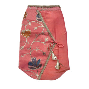 CORAL GOTA PHOOL WAISTCOAT FOR DOGS AND CATS