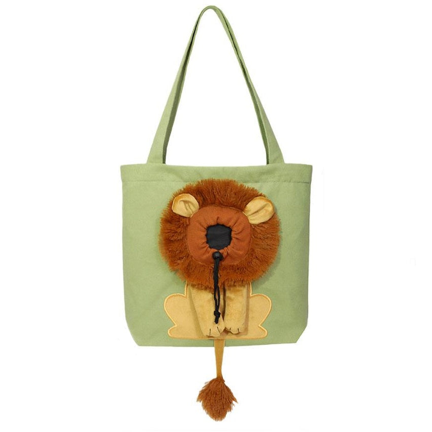 LION FACE DOG CARRY BAG