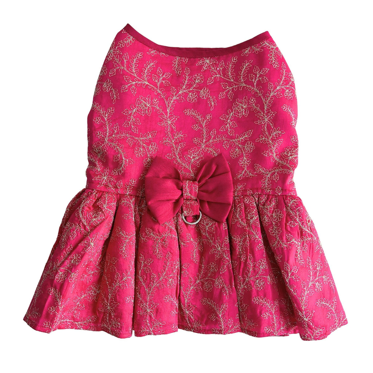 PINK HARNESS STYLE DOG DRESS