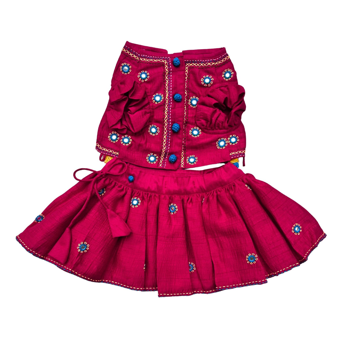 NAVRATRI KUTCH HAND EMBROIDERED LEHENGA FOR DOGS AND CATS