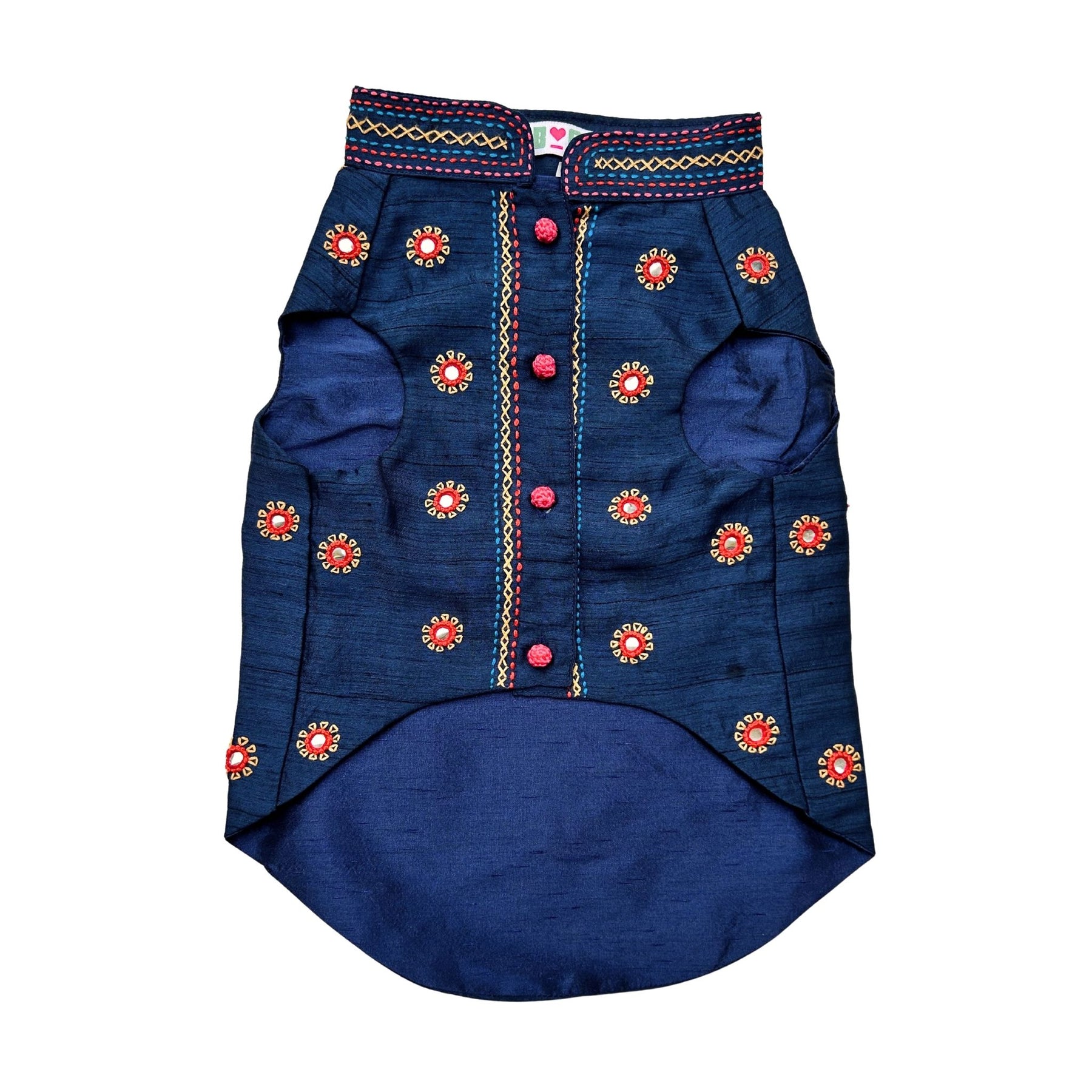 NAVRATRI KUTCH HAND EMBROIDERED SHERWANI FOR DOGS AND CATS