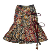 KALAMKARI FLORAL PRINTED ANGRAKHA ANARKALI FOR DOGS AND CATS