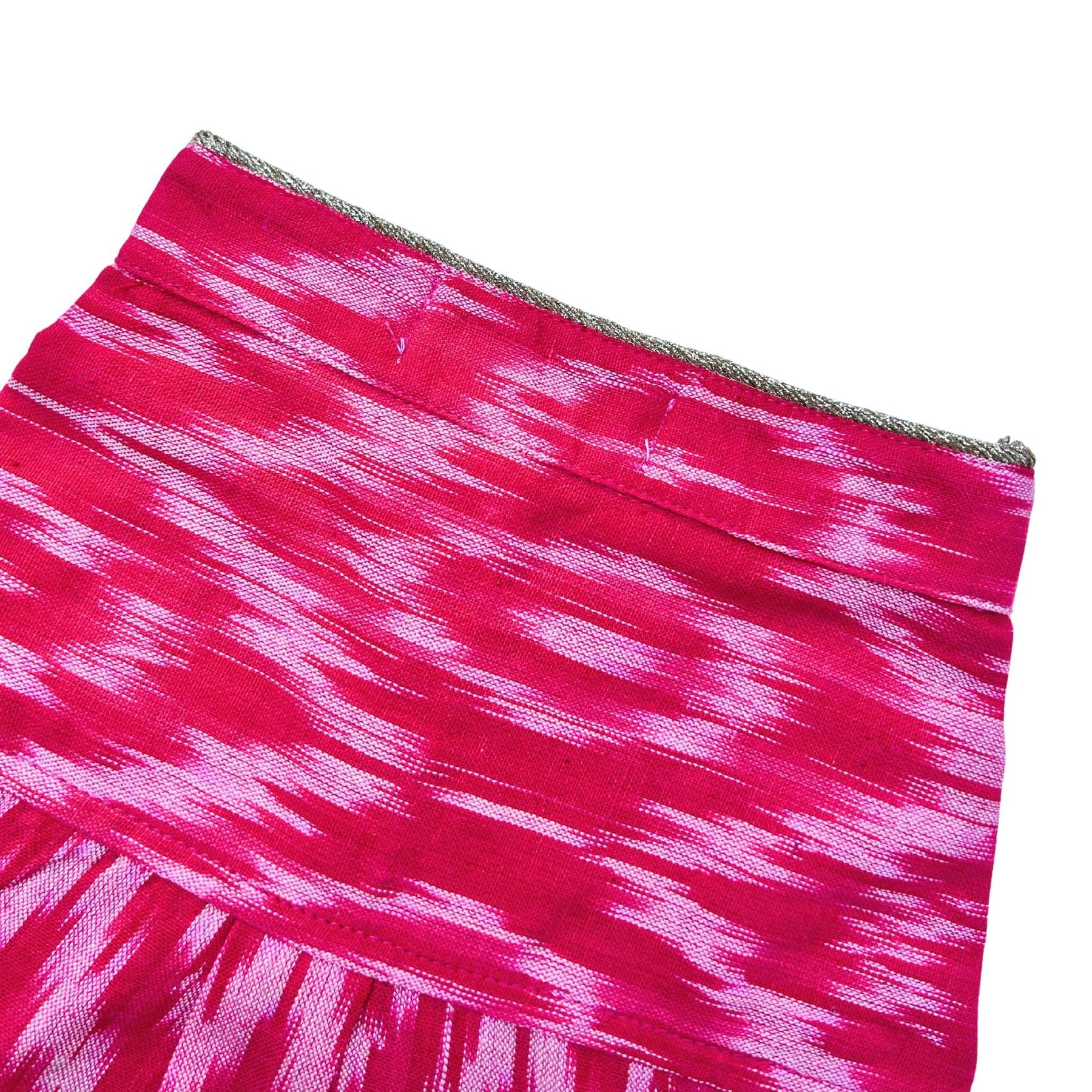PINK COTTON IKAT PRINTED KURTA FOR DOGS AND CATS