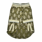 MEHENDI GREEN BATIK PRINT COTTON KURTA FOR DOGS AND CATS