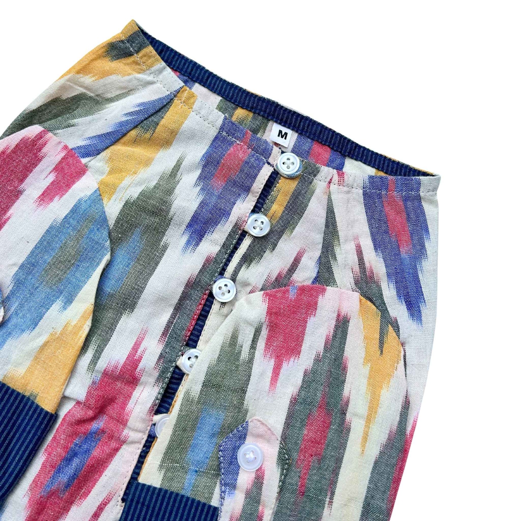 MULTICOLOUR COTTON HANDLOOM IKAT KURTA FOR DOGS AND CATS