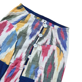 MULTICOLOUR COTTON HANDLOOM IKAT KURTA FOR DOGS AND CATS