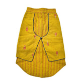MUSTARD JAMDANI HANDWOVEN KURTA FOR DOGS AND CATS