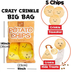 POTATOCHIPS PLUSH DOG TOY