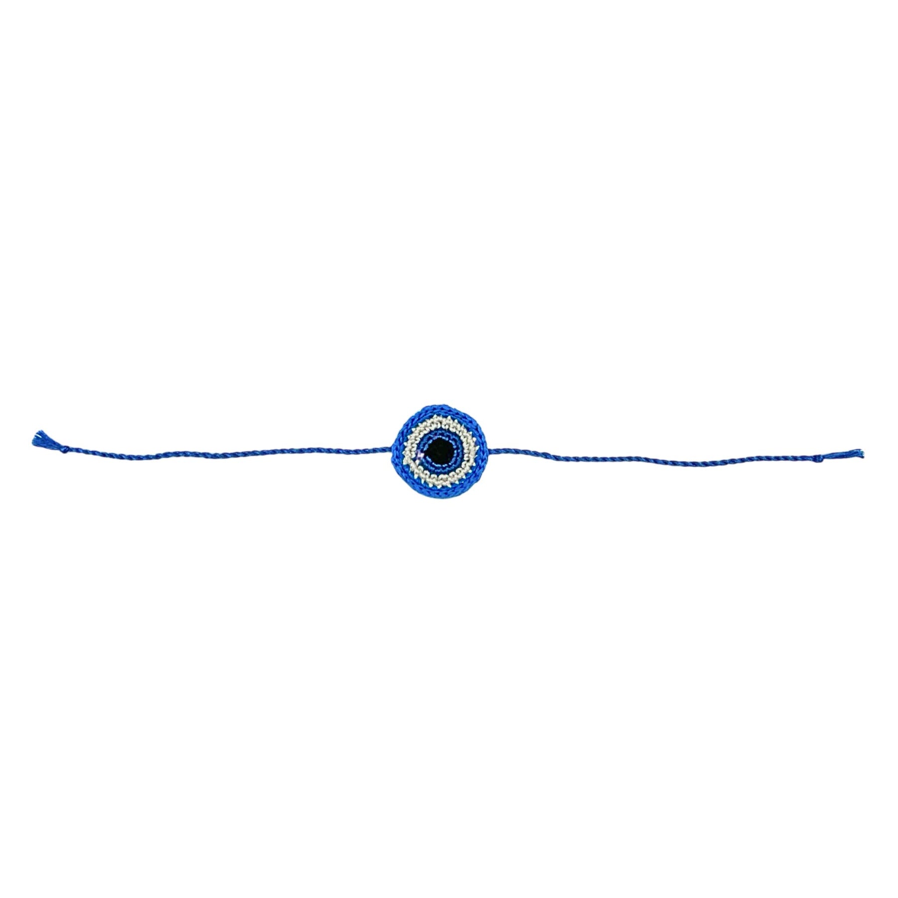 EVIL EYE CROCHET RAKHI FOR DOGS AND CATS