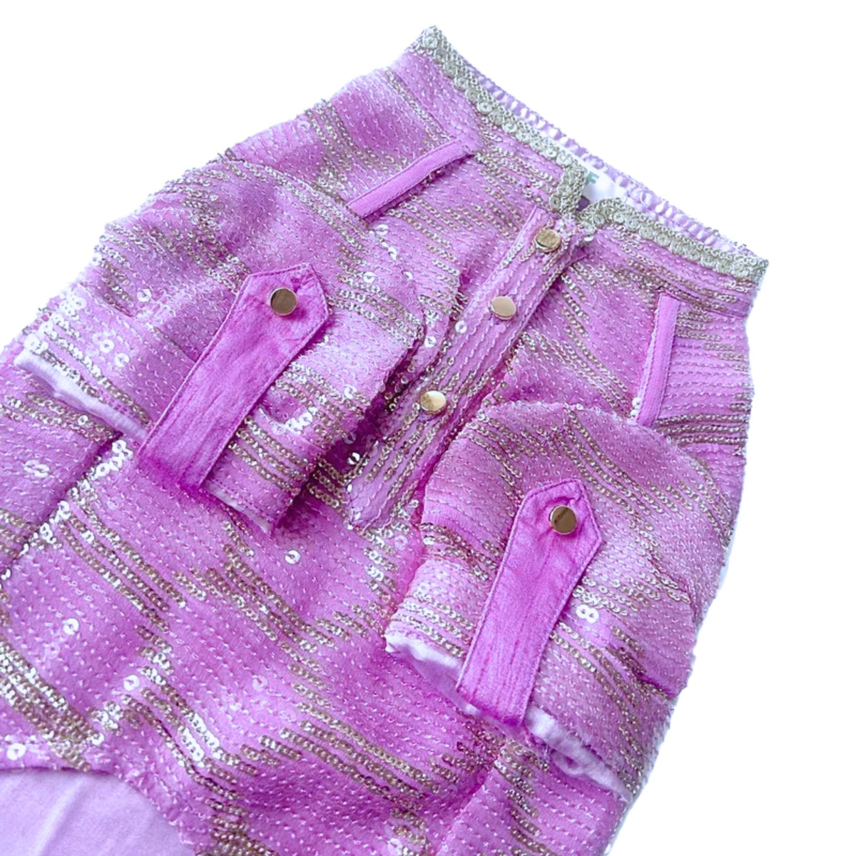 LAVENDER SEQUINS DOG KURTA FOR DOGS AND CATS