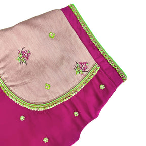 LIME GILDED PINK BLOSSOM HAND EMBROIDERED SHERWANI FOR DOGS AND CATS